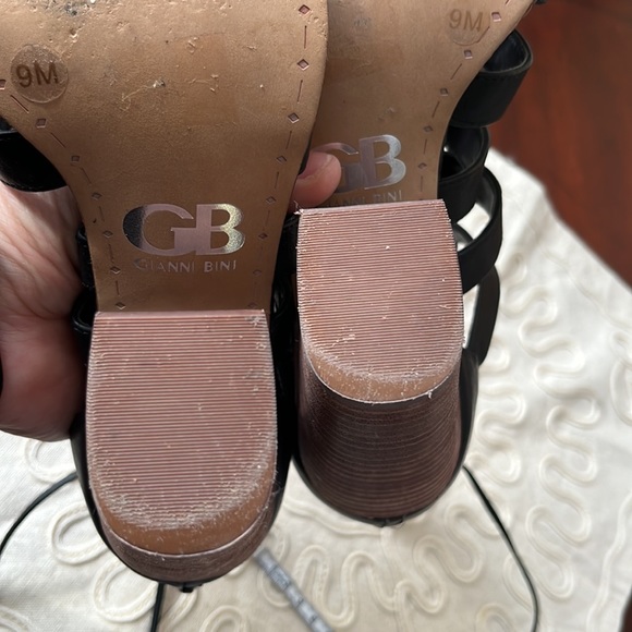 Gianni Bini Lace Up Heels. #20. - Picture 7 of 8